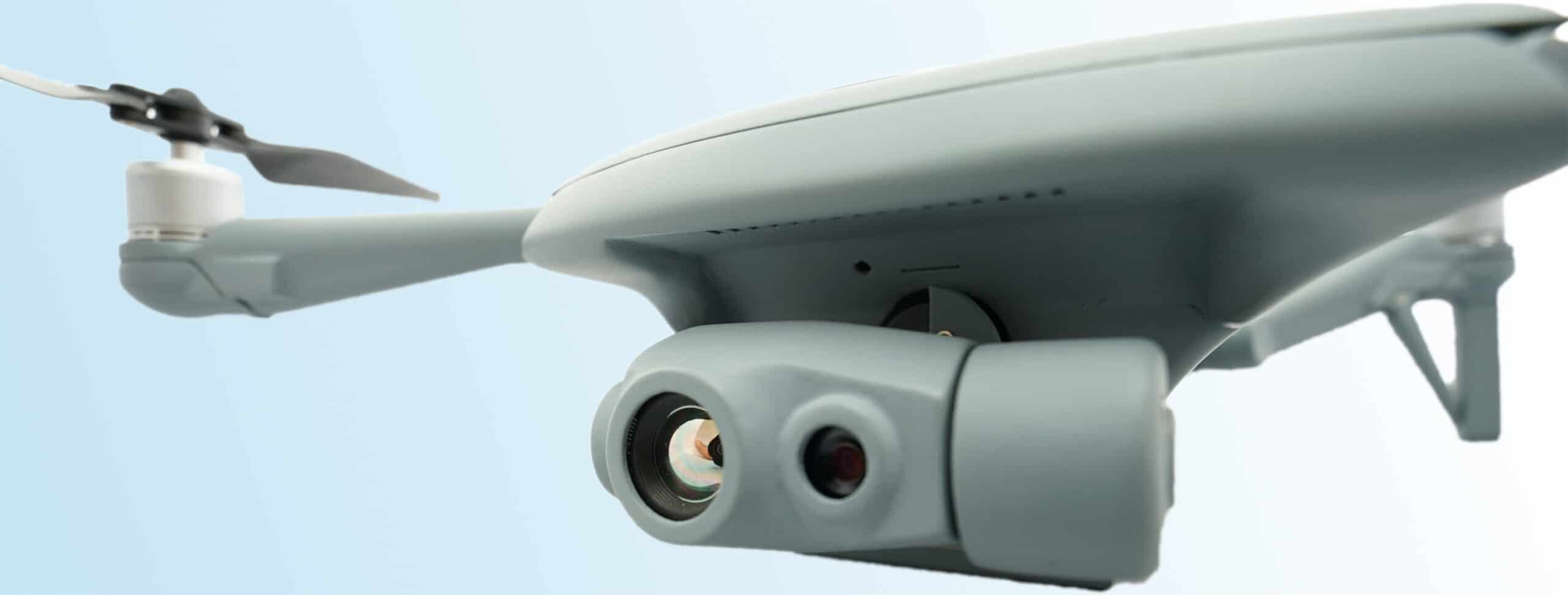 Die Kamera der Drohne mit Thermografischem Sensor